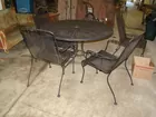 PATIO TABLE AND CHAIRS