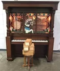Schaff Bros. Leaded Glass Nickelodeon Player Piano