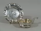 Gorham Martelé Sterling Porringer and Plate,