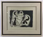 Joan Miro Signed Lithograph Album 13 Plate V