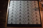 102) Uncut sheet of 32 $1.00