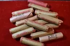 155) 15 rolls old Can. cents
