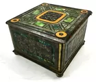 Louis C. Tiffany Furnaces Inc. Enameled Bronze Box