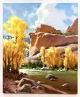 Tom Haas (b.1952) Oil On Canvas Oak Creek Autumn