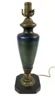 Antique Iridescent Glass Art Deco Table Lamp Base