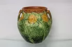Roseville Pottery Vase / Planter Sunflower, 5 1/2