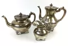 (3) Conquistador Sterling Silver Tea Set