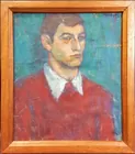 Gabriele Munter (1877-1962) Oil On Canvas Portrait