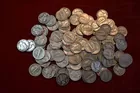 17) $50. Merc.Silver dimes