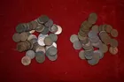 92) 2 rolls Indian Cents