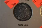 166) 1826 Bust Half. VF.
