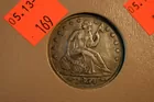 169) 1854 Seated Half w/arrows