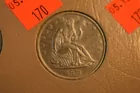 170) 1871-S Seated Half