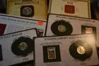194) Coin Cards, 90%Sil.