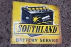 Southland Battery Service Metal Flange Sign