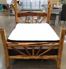 Lodgepole Pine Queen Bed W/ Hampton & Rhodes