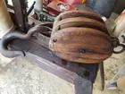 wooden pulley