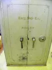 Antique, Light Green Floor Safe: Cary Safe Co.