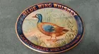 Original 1910 Blue Wing Whiskey Metal Serving Tray