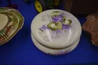 Lg. covered dresser bowl