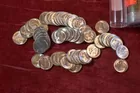#6-9 4 B.U. Rolls 1955 Dimes