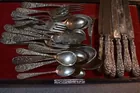 #25) 34pc. Repousse by Stieff