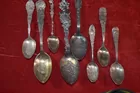 #27) 8 pc. Worlds Fair Souvenir Spoons