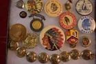 46) Indian theme pin backs