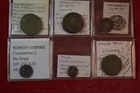 94) (6) Roman Bronzes  138-337AD