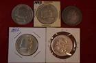 126) (5) Columbian Halves