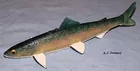 LETS TALK AUCTION CO. - A.J. Downey Fish Decoy