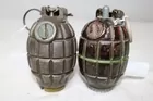 2 Mills Bomb Grenades, Inert/Dewat