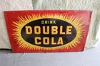 Double Cola Metal Advertising Sign