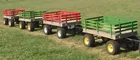Mini hay ride wagon