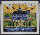V. Seagreaves Watercolor The Blue Barn