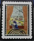 Folk Art Watercolor Winter's Pleasure