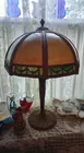 Slag Glass Lamp