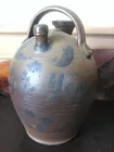 Rare GN Fulton signed stoneware jug