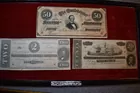 87) (3) Confederate Notes