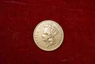 97) 1857 $3.00 Gold Coin