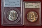 141) Mint State Franklins