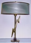 Deco Lamp Lightning Bolt with Thunder Cloud Shade 