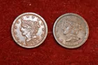 37) 1849 & 1851 1/2 c.