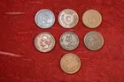 54) 7 Diff. Civil War Tokens