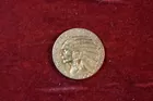157) 1908 $5. Gold Indian