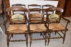 Set of 6 Hitchcock Chairs