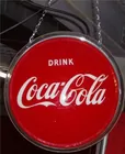 	Lighted Vintage Coca Cola Sign, Plastic, Excellen