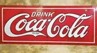 Early Enamel Drink Coca Cola Sign ( Ingram - Richa
