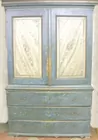 19th Century Paint Decorated Cupboard