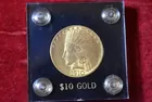 92) 1910 $10.00 Gold Indian